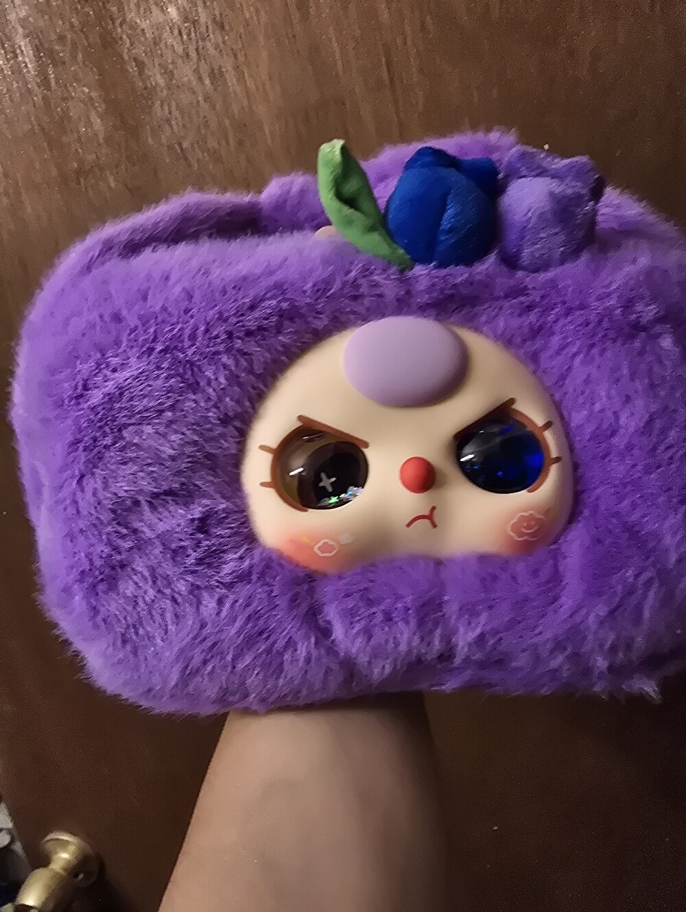 Baby Three Fruit Handbag With Glitter Eyes